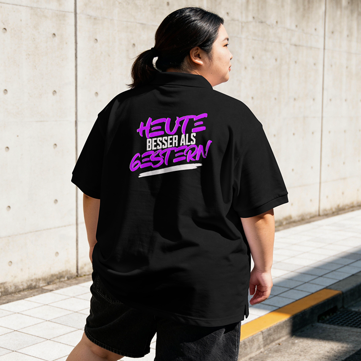 "Heute besser als Gestern" – Oversized T-Shirt | For Hustler Only